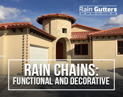 Rain Chains: Functional and Decorative