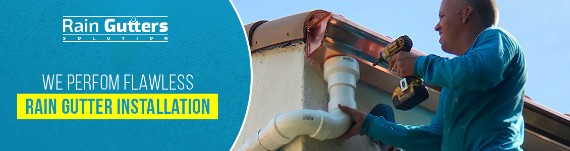 Rain Gutter Installation Requires Skill and Experience Rain gutter installation