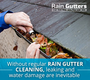 Prevent Water Damage With Our Top Quality Rain Gutter Cleaning Services Rain gutter cleaning in fall season