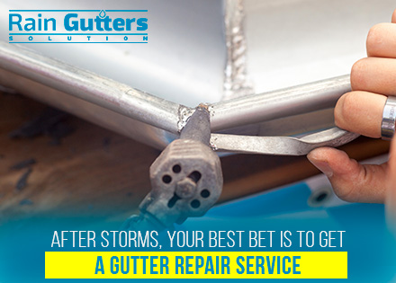 Rain Gutter Repair Service 