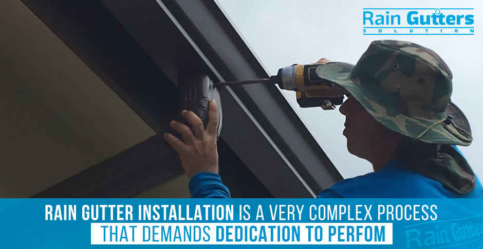 Our Experts Need to Inspect the House's Conditions to Perfom a Rain Gutter Installation Rain Gutter Installation process