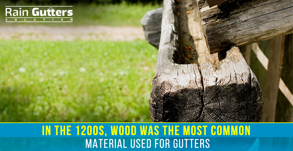 Ancient Civilizations Use Custom Rain Gutters Made of Wood