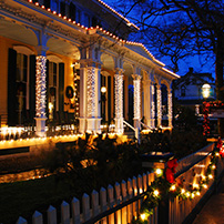 House with Christmas Lights