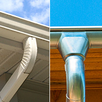 Galvanized Gutters vs Aluminium Gutters