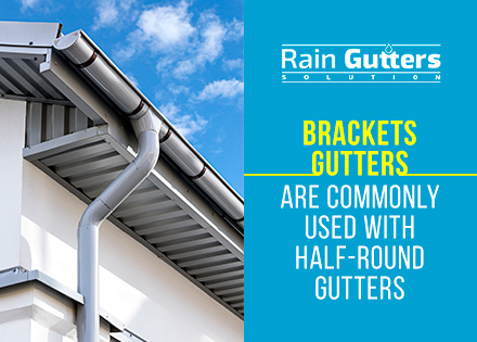 Half-RoundGutter With gutter Hangers