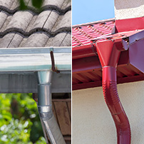 Type of Rain Gutter Installations