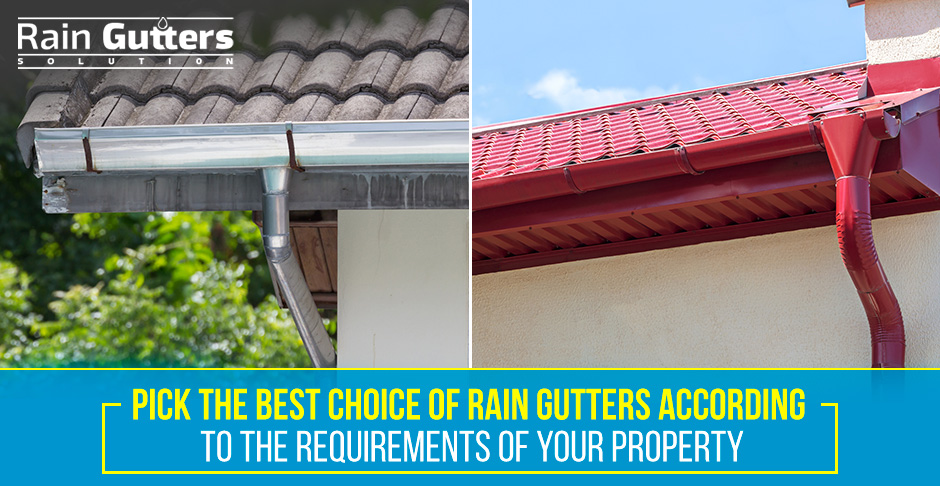 Type of Rain Gutter Installations