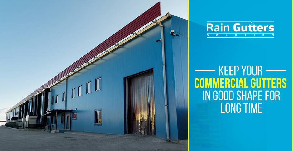 Commercial Rain Gutter Cleaning Ensures the Good Operability of the Drainage System Commercial Rain Gutter Cleaning Warehouse Building