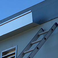 Box Gutter Profile Installed