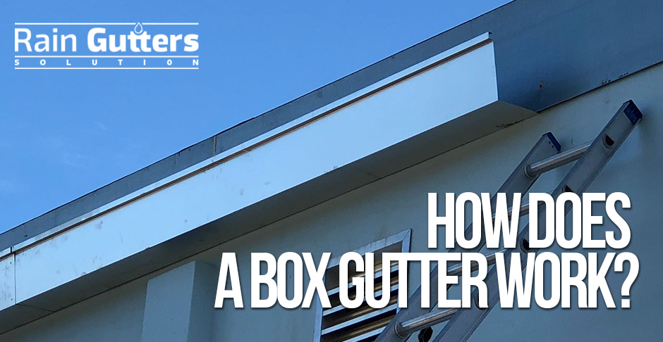 Box Gutter Profile Installed