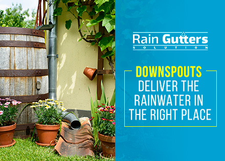 Rain Gutter Installation Downspout