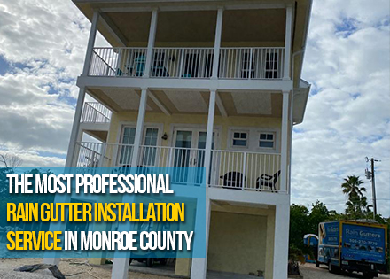 Florida Keys' House with Rain Gutters