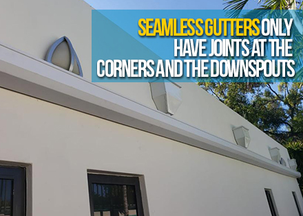 Seamless Rain Gutter System