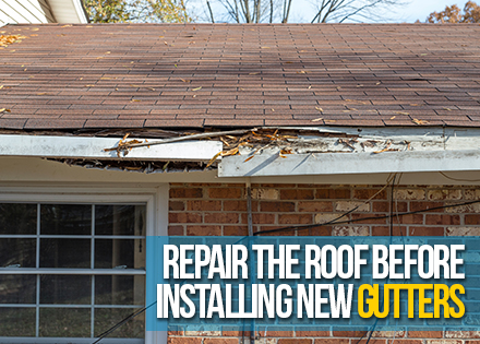 House with Damaged Roof