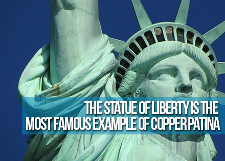 Copper Patina on The Statue of Liberty