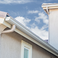 Wider Gutter on a Two Story House