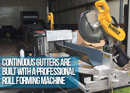 Machine Making Continuous Gutter