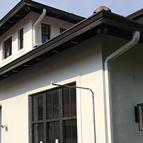 A House with Rain Gutters