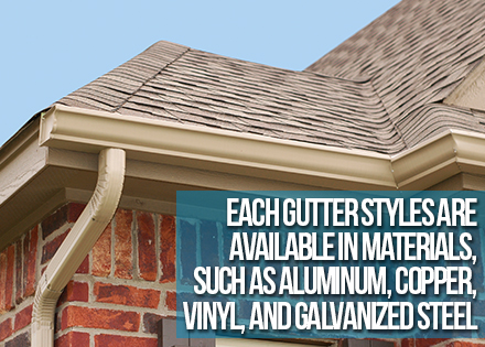 Cream Color K-Style Rain Gutter