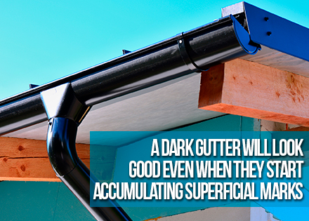 Should Rain Gutters Be Lighter or Darker