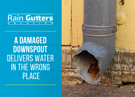 Downspout Needs a Rain Gutter System Upgrade