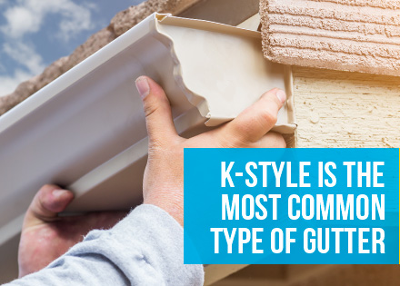 K-Style Which Is the Most Common Type of Gutter