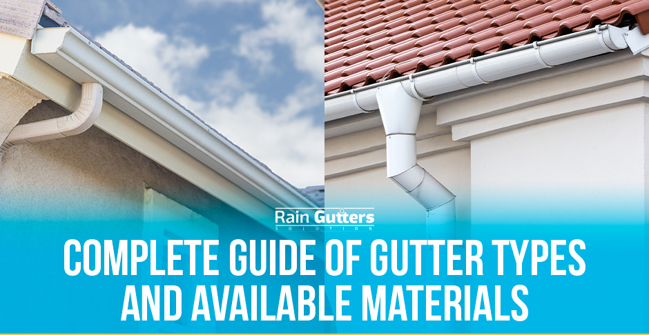 Two Types of Gutters: K-Style and Half-Round Gutters