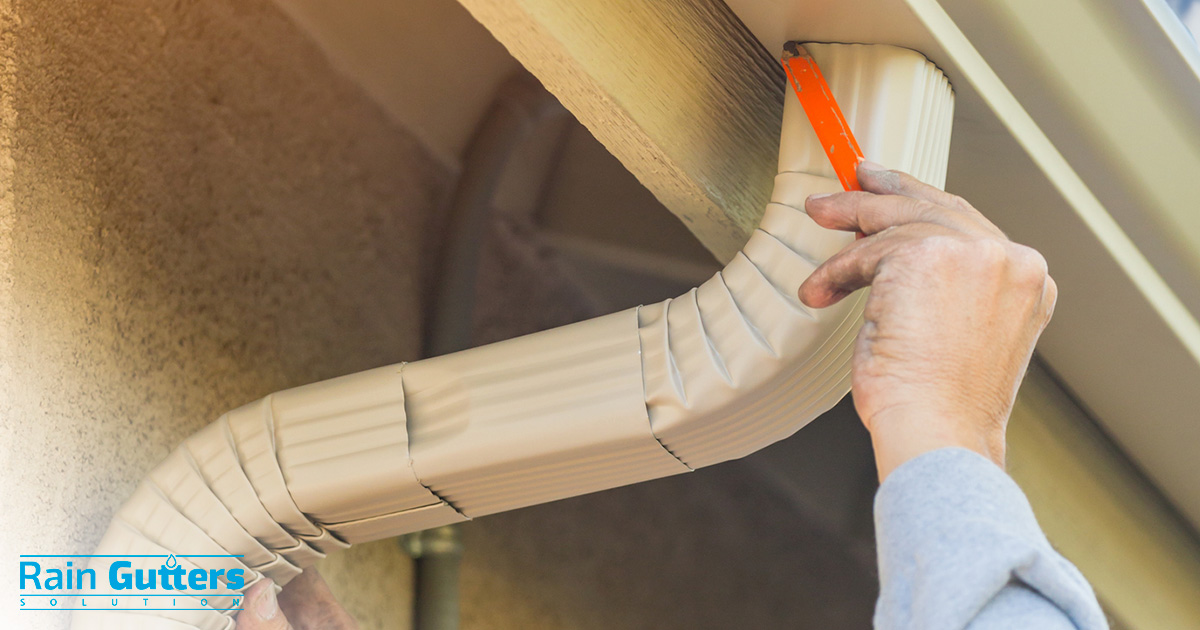 How To Install Downspouts on Rain Gutters