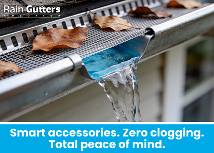 Rain Gutters Splash Blocks and Downspout Extensions