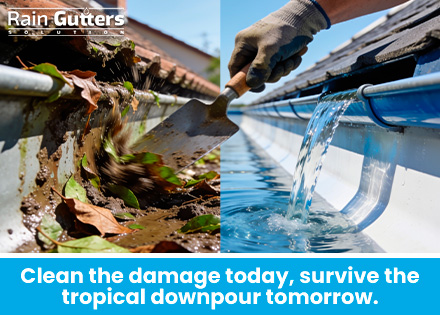 Rain Gutters for South Florida's Summer Downpours
