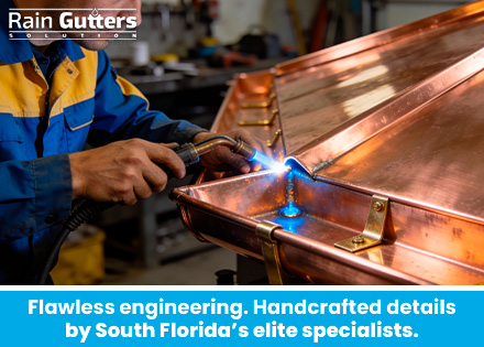 Craftsman Custom Copper Gutters