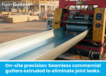 Truck is Making Commercial Rain Gutter Solutions for South Florida