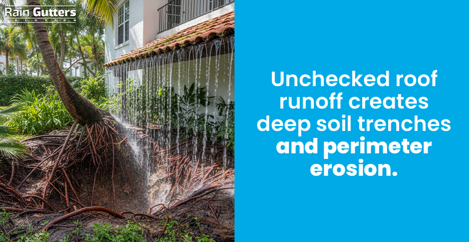 Soil Hydro-Erosion: How Uncontrolled Runoff Threatens Landscaping and Patios