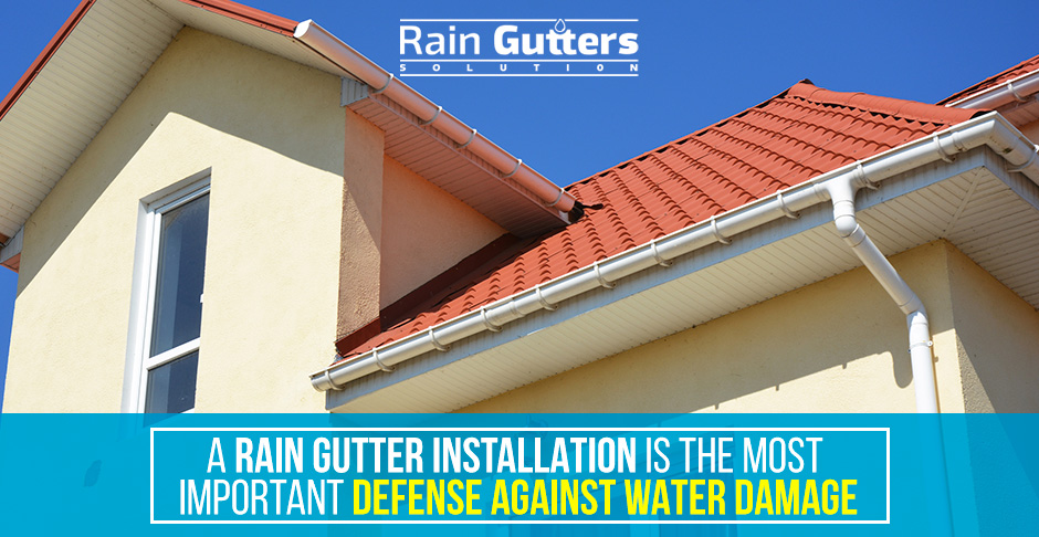 Rain Gutter Installation 