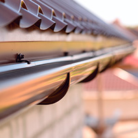 A Rain Gutter Installation