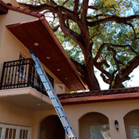 Image of Copper Rain Gutter System 144 thumbnail