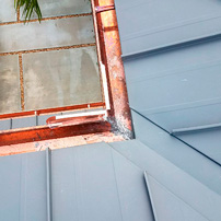 Image of Copper Rain Gutter System 297 thumbnail